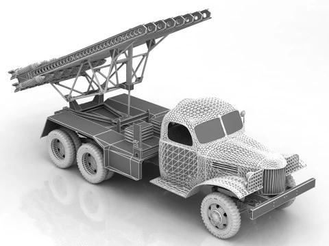 Katyusha BM 13 3D Model