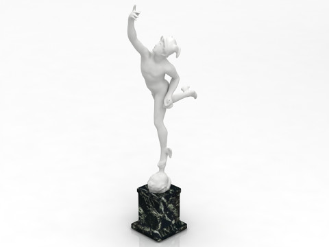 Mercury Statue 3D Model