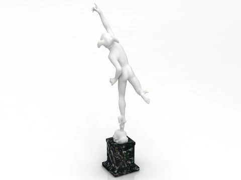 Mercury Statue 3D Model