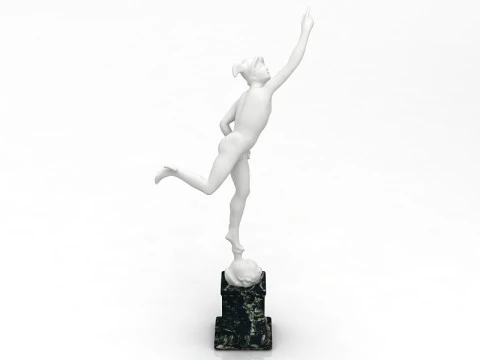 Mercury Statue 3D Model