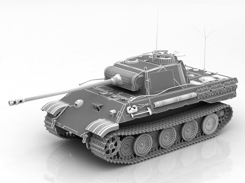 Panzer A Tank 3D Model