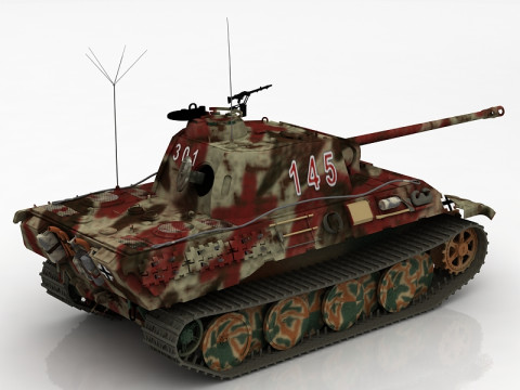 Panzer A Tank 3D Model