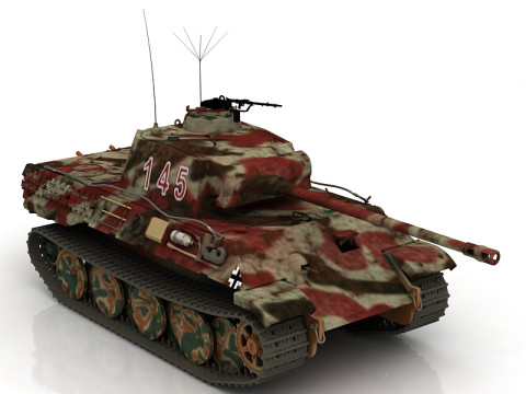 Panzer A Tank 3D Model