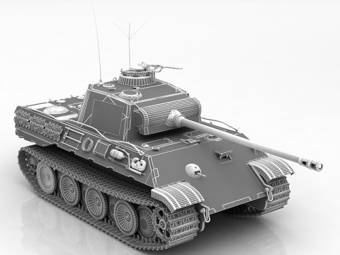 Panzer A Tank 3D Model