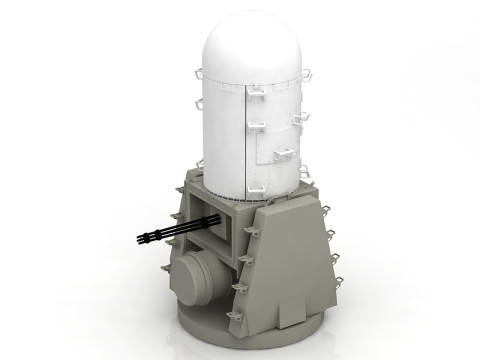 팔랑크스 Mk-15 레이시온 CIWS 3D 모델