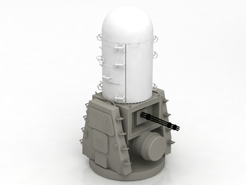 Phalanx Mk-15 Raytheon CIWS 3D Model