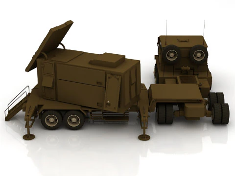 Камуфляжний радар Patriot AN MPQ53 3D Модель