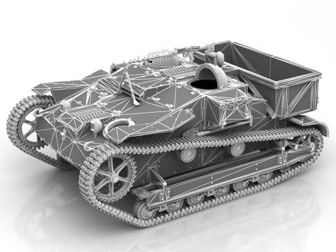 Renault UE Chenillette 3D Model