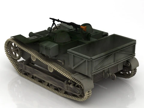 Renault UE Chenillette 3D Model