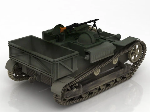 Renault UE Chenillette 3D Model
