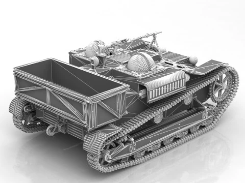 Renault UE Chenillette 3D Model