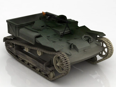 Renault UE Chenillette 3D Model