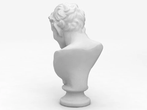 Satyr Bust Statue Sculpture 3D Model