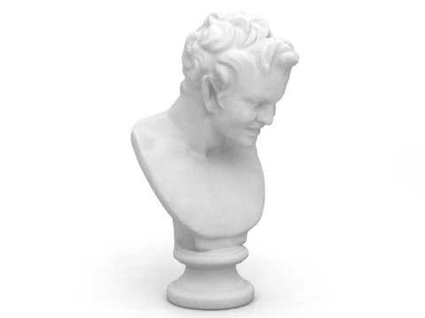 Satyr Bust Statue Sculpture 3D Model