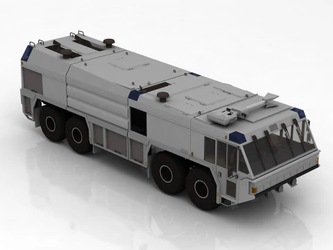 Пожежна вантажівка GFLF Simba 8X8 3D Модель