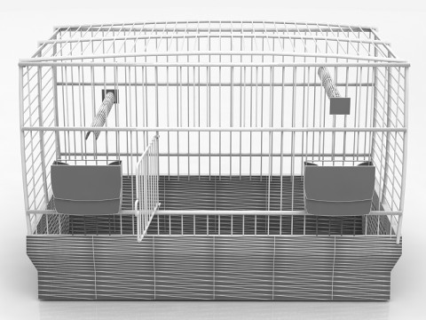 Gabbia per uccelli Modello 3D