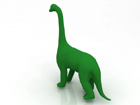Dinosaur Toy Brachiosaurus 3D Model
