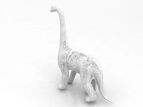 Dinosaur Toy Brachiosaurus 3D Model