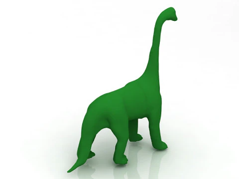 Dinosaur Toy Brachiosaurus 3D Model