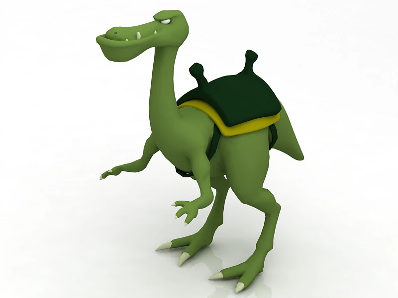 Dinosaur Toy Brachiosaurus 3D Model .c4d .max .obj .3ds .fbx .stl .blend 