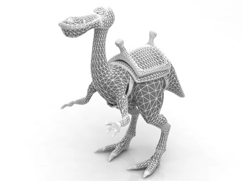 Dinosaur Toy Brachiosaurus 3D Model