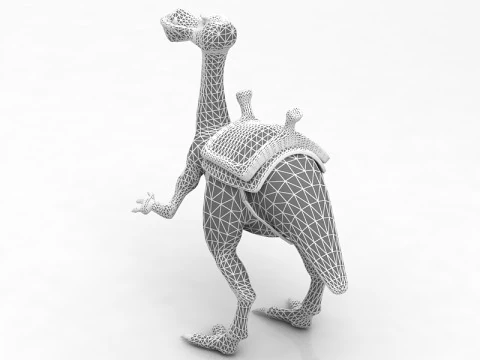Dinosaur Toy Brachiosaurus 3D Model