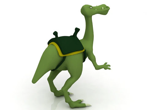 Dinosaur Toy Brachiosaurus 3D Model