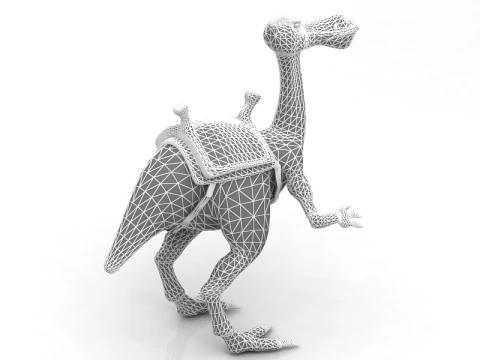 Dinosaur Toy Brachiosaurus 3D Model