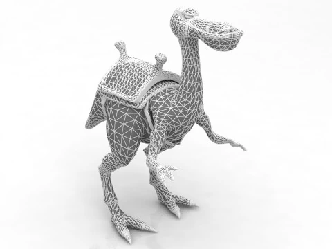 Dinosaur Toy Brachiosaurus 3D Model