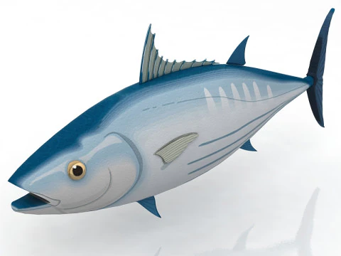 Baixo FG de boca pequena Modelo 3D