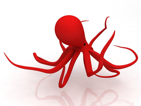 Ośmiornica Model 3D