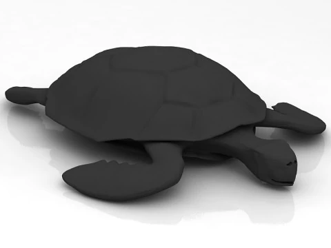 Loggerhead Sea Turtle 3D Model