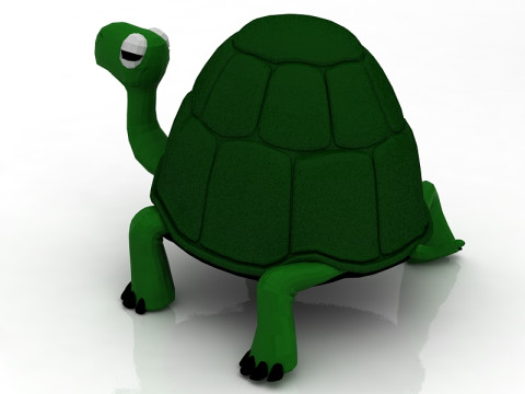 龟 3D 模型