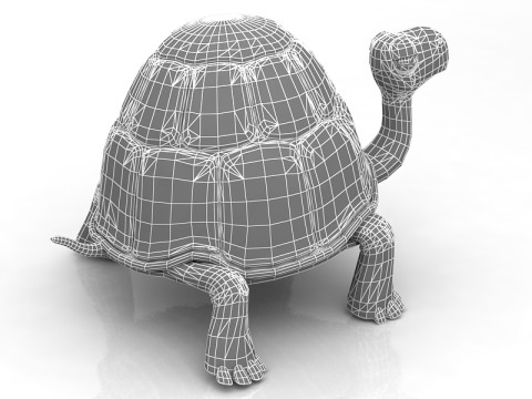 龟 3D 模型