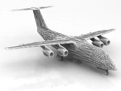 BAe 146-100 Atlantis 3D Model