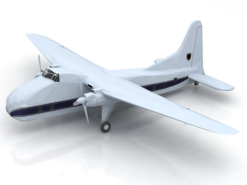 Bristol Blenheim 3D Model .c4d .max .obj .3ds .fbx .stl .blend 