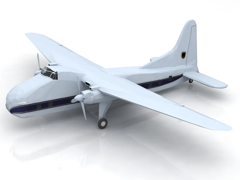 Bristol Blenheim 3D Model .c4d .max .obj .3ds .fbx .stl .blend 