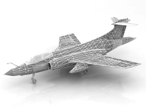 Blackburn Buccaneer 52B Aircraft 3D Model