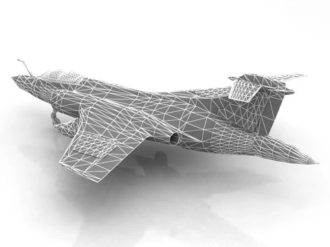 Blackburn Buccaneer 52B Aircraft 3D Model
