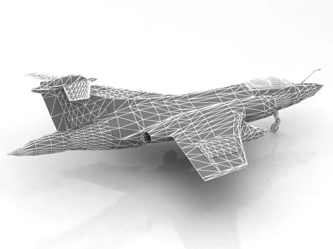 Blackburn Buccaneer 52B Aircraft 3D Model