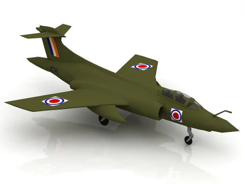 Blackburn Buccaneer 52B Aircraft 3D Model