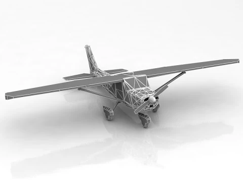 Cessna 172RG Cutlass V08 3D Model