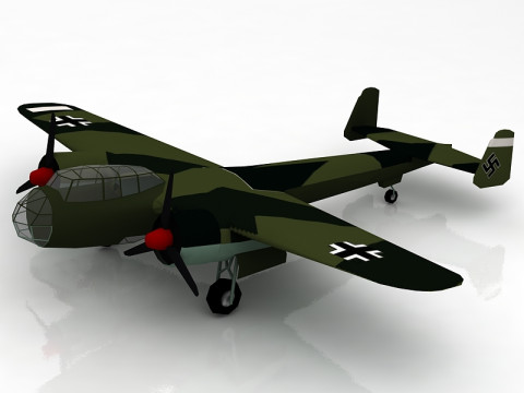 Dornier Do 17 3D Model