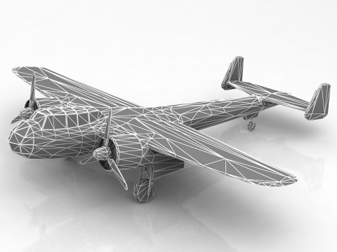 Dornier Do 17 Modelo 3D