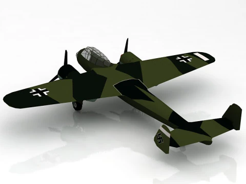 डोर्नियर डू 17 3D मॉडल