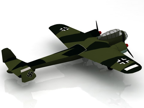 Dornier Do 17 Modelo 3D