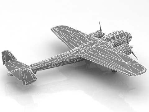 Dornier Do 17 Modelo 3D