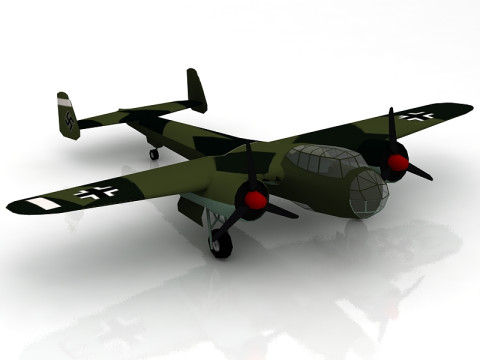 Dornier Do 17 Modelo 3D