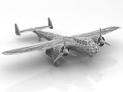 Dornier Do 17 Modelo 3D