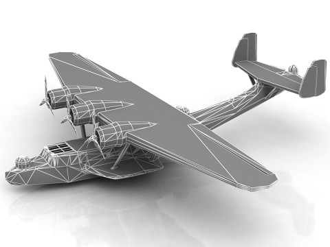 Dornier Do 24 3D Modell